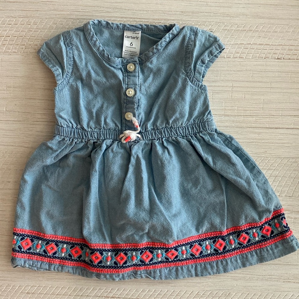 Carter’s 3-6 month denim dress